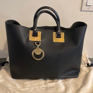 Sophie Hulme London Cromwell double strap tote